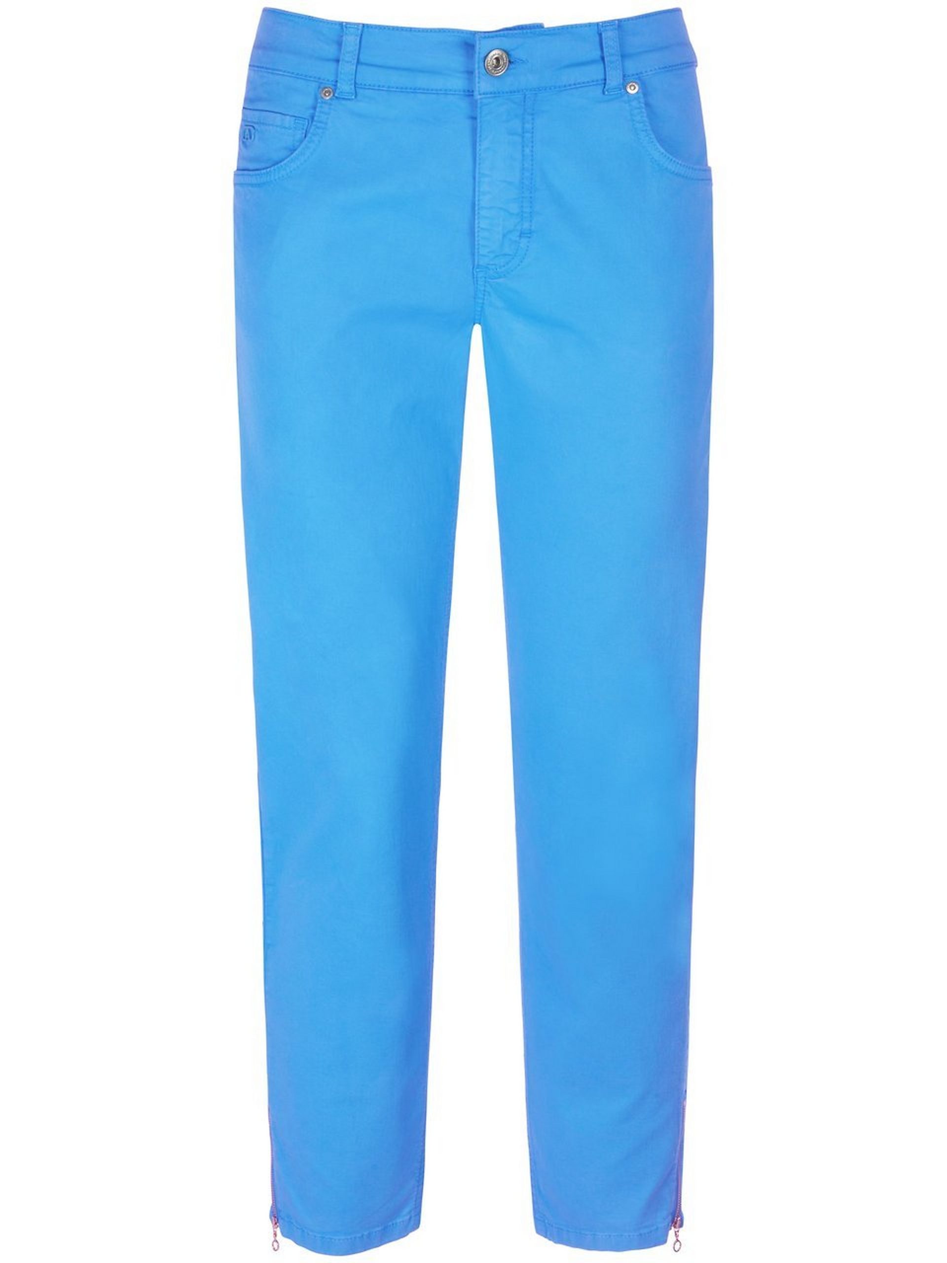 7/8-jeans model Skinny Ankle Zip Van ANGELS blauw