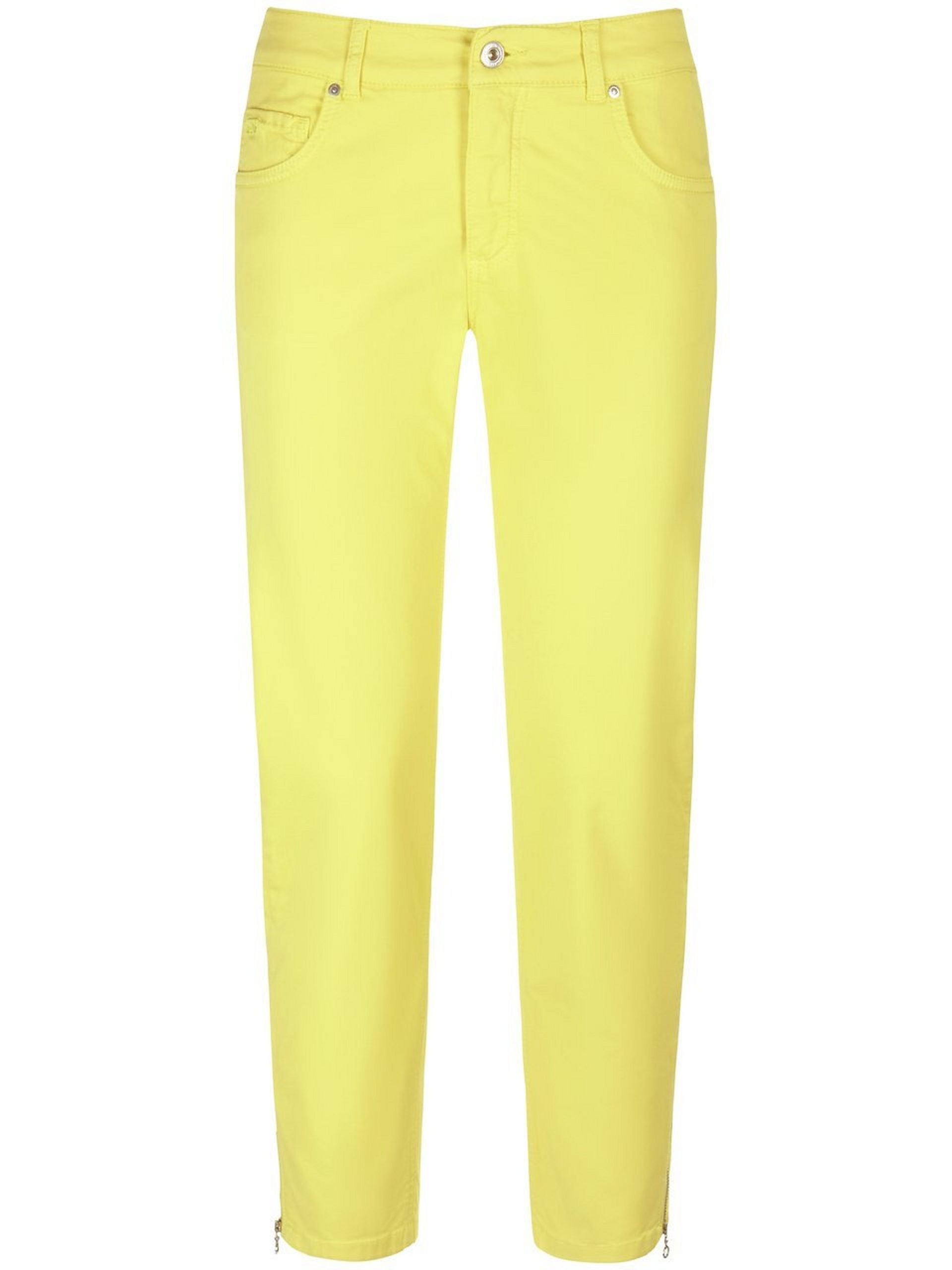 7/8-jeans model Skinny Ankle Zip Van ANGELS geel