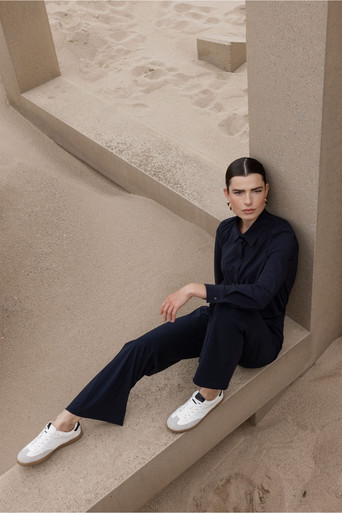 Marilon Trousers – dark blue