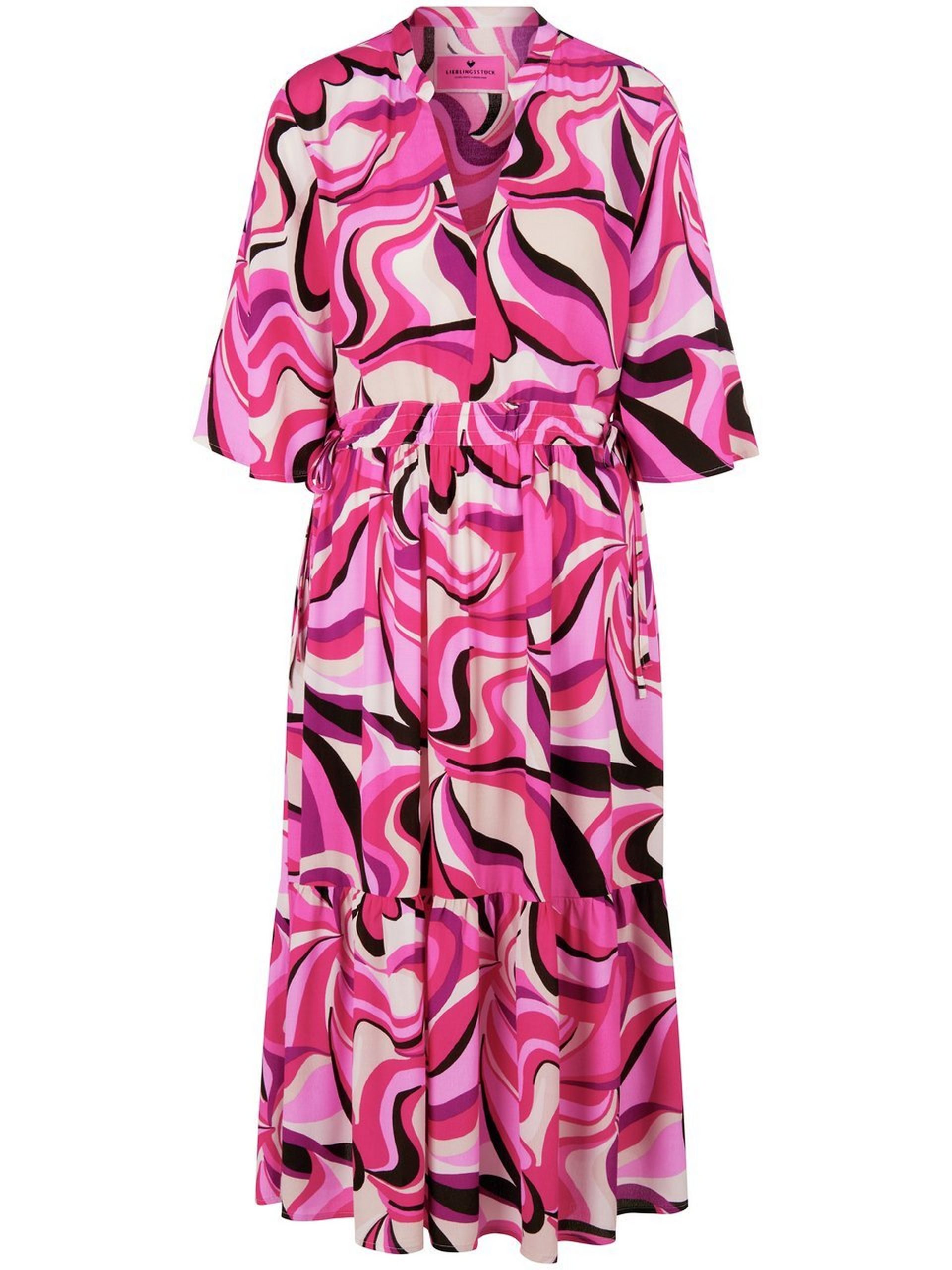 Gedessineerde jurk Van LIEBLINGSSTÜCK pink