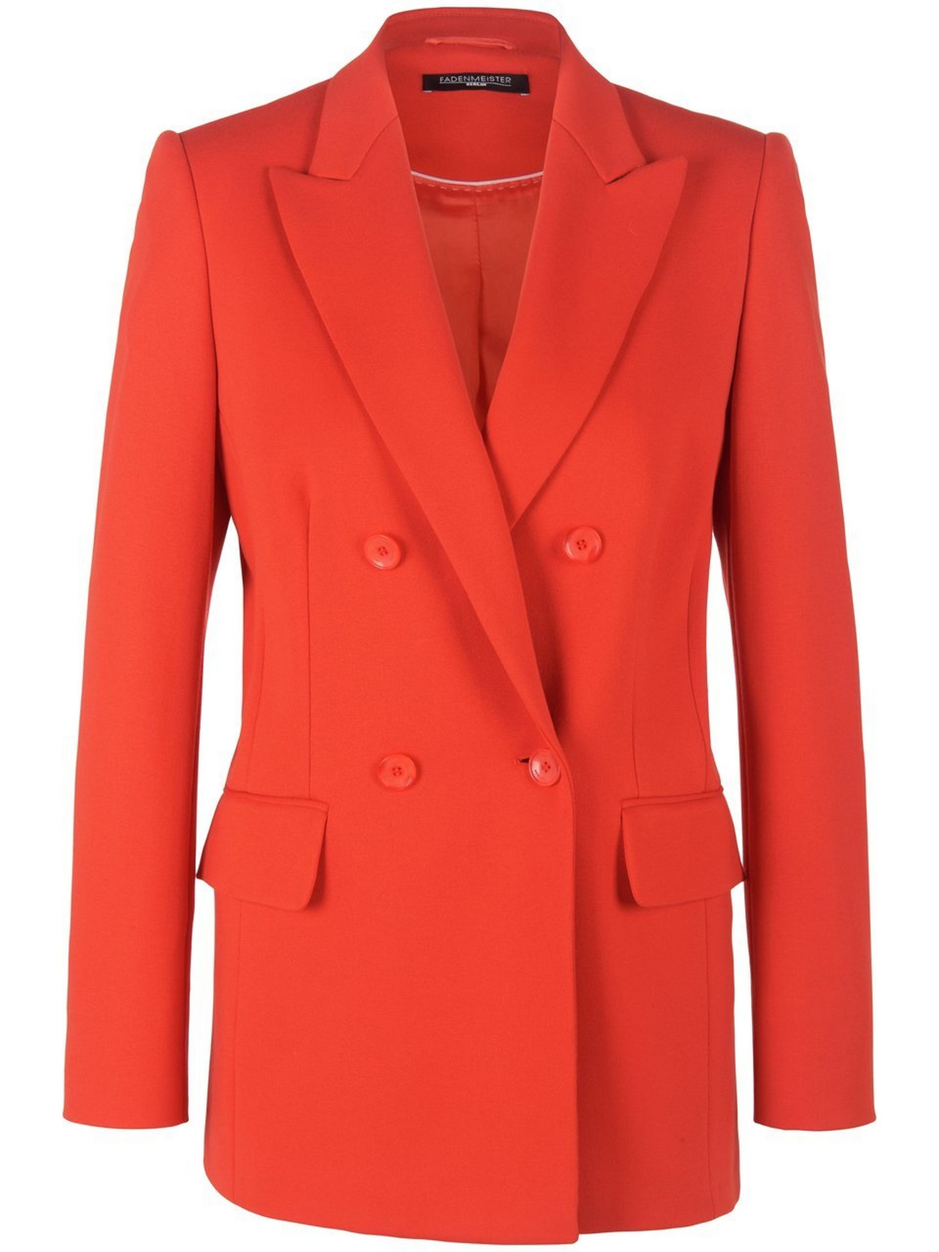 Jersey blazer in tweerijmodel Van Fadenmeister Berlin oranje