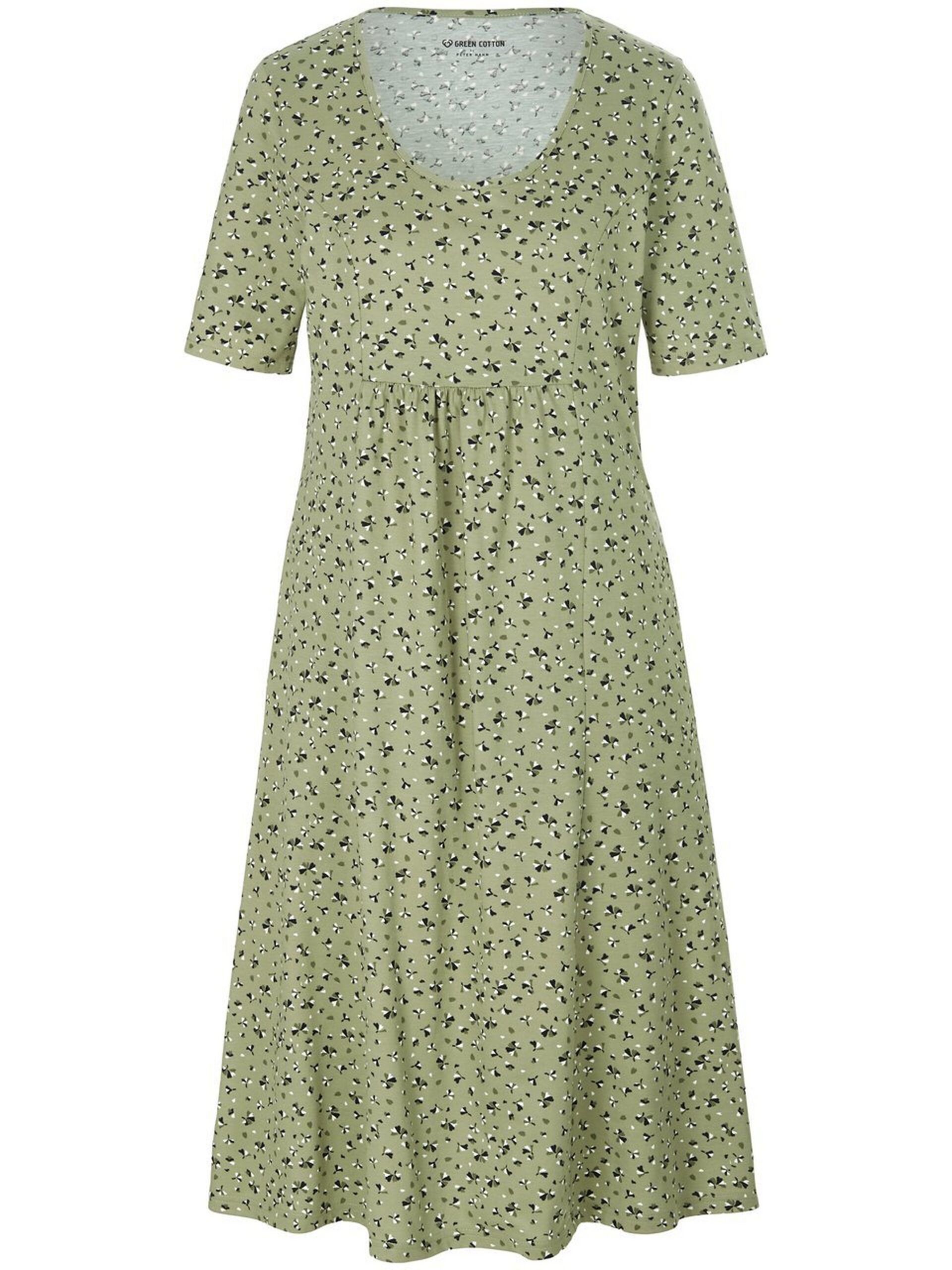 Jersey jurk 100% katoen Van Green Cotton groen