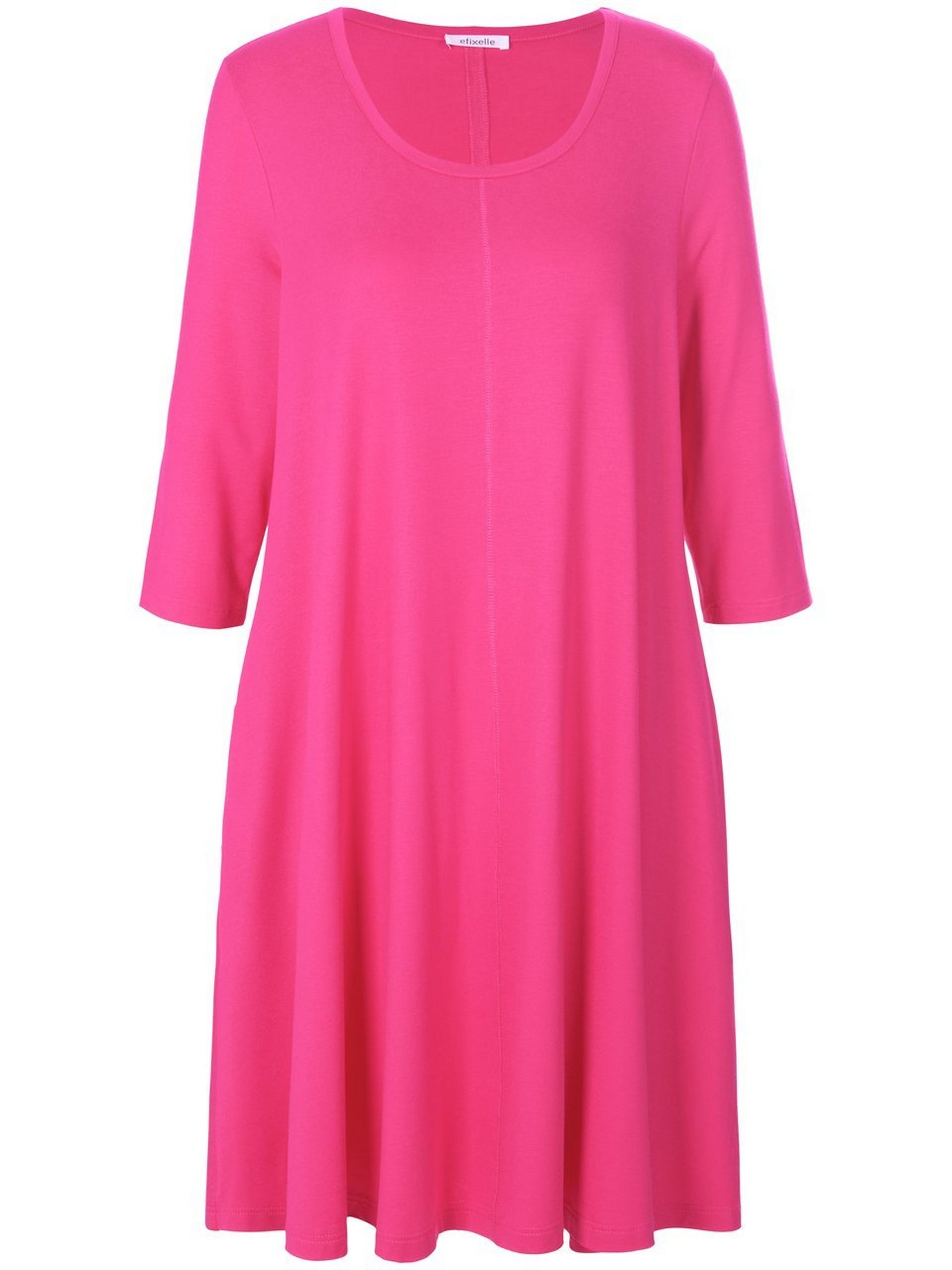 Jersey jurk 3/4-mouwen Van Efixelle pink