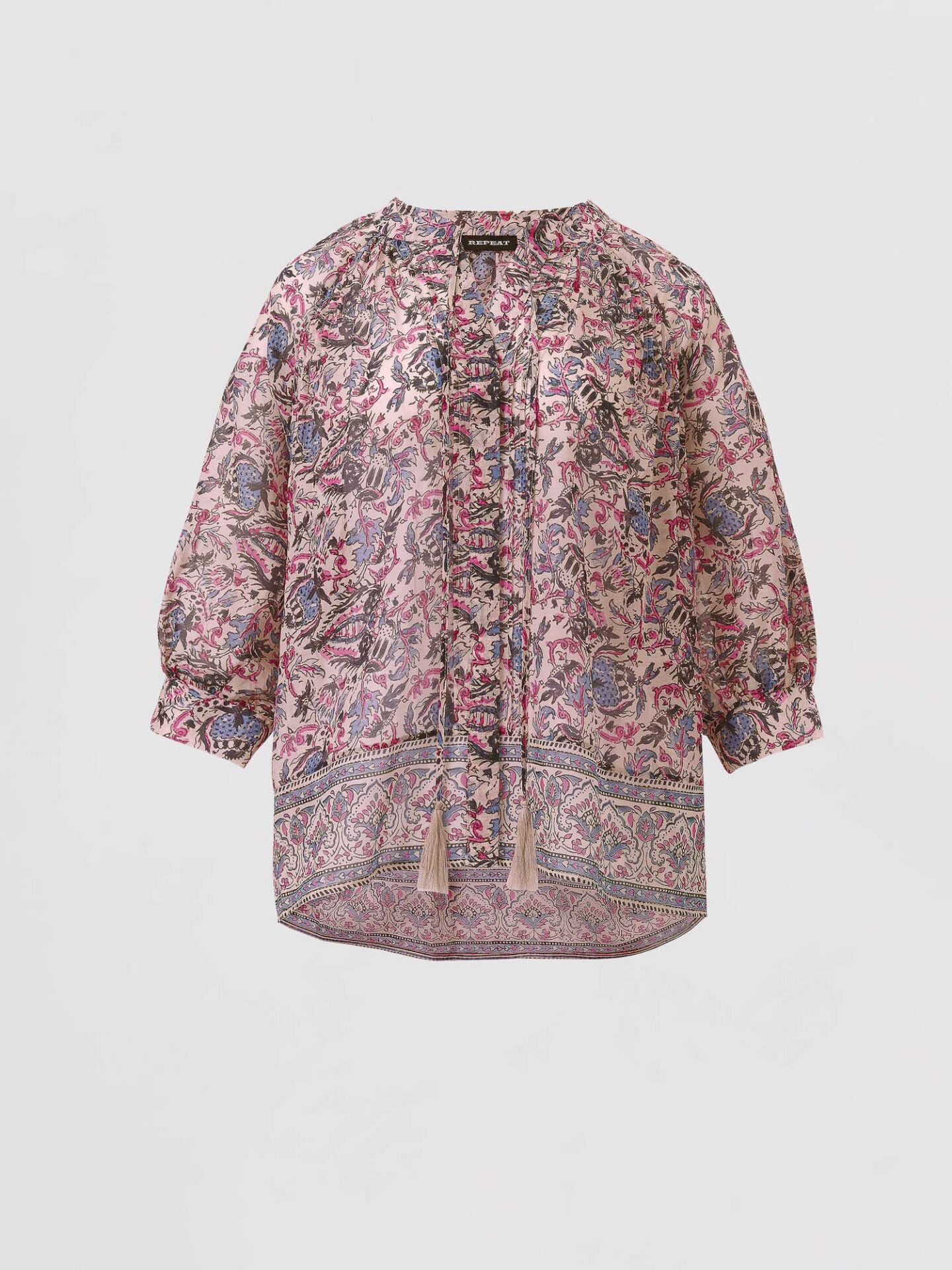 Lichte blouse met bloemenprint