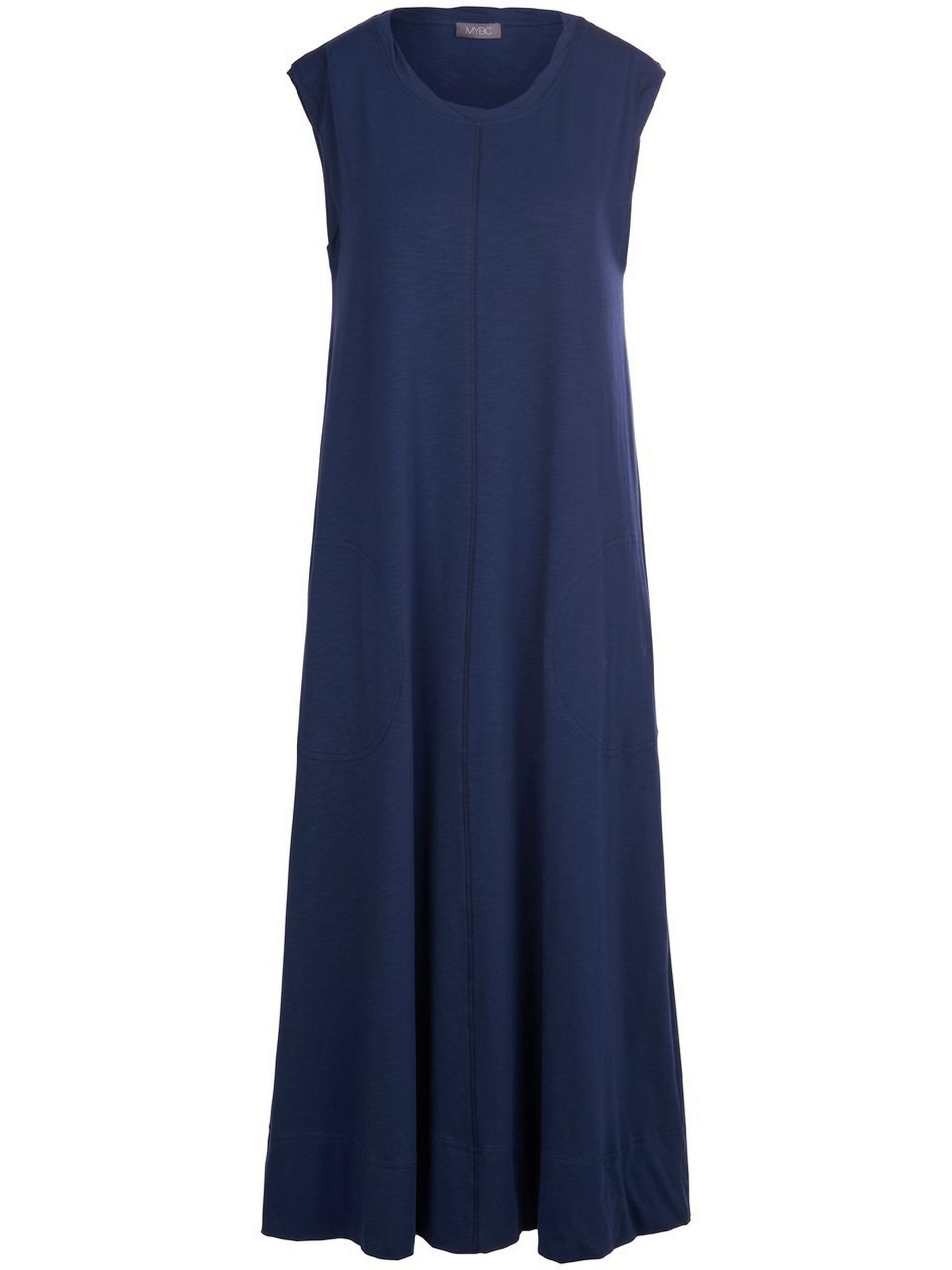 Mouwloze jersey jurk zakken Van MYBC blauw
