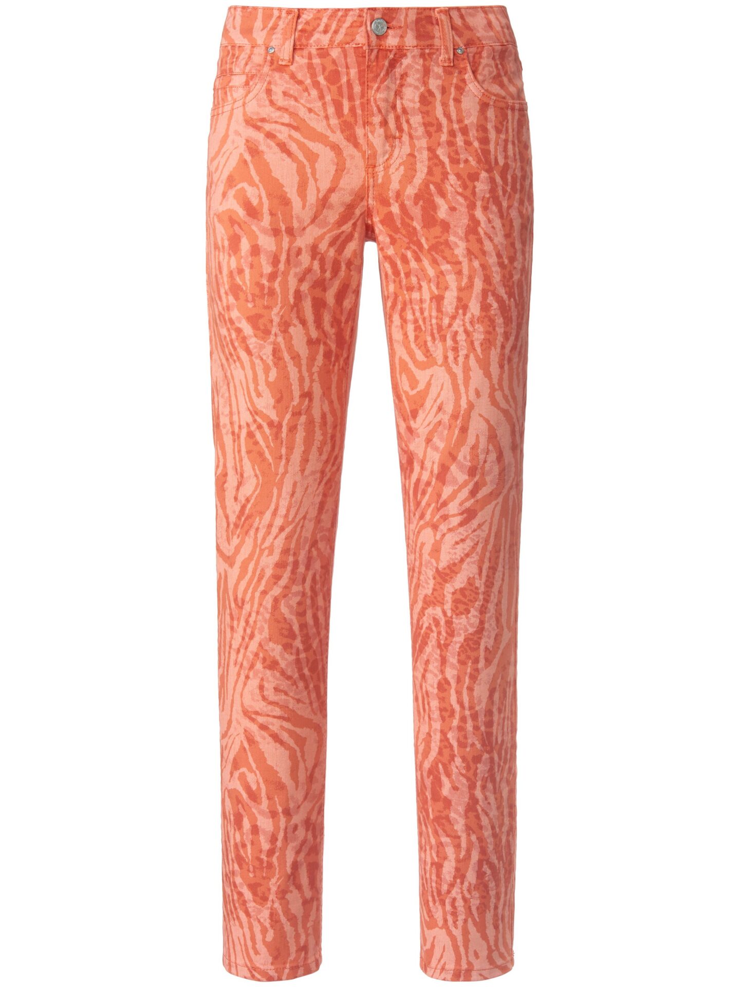 Regular Fit-jeans model Cici Slim Leg Van ANGELS oranje