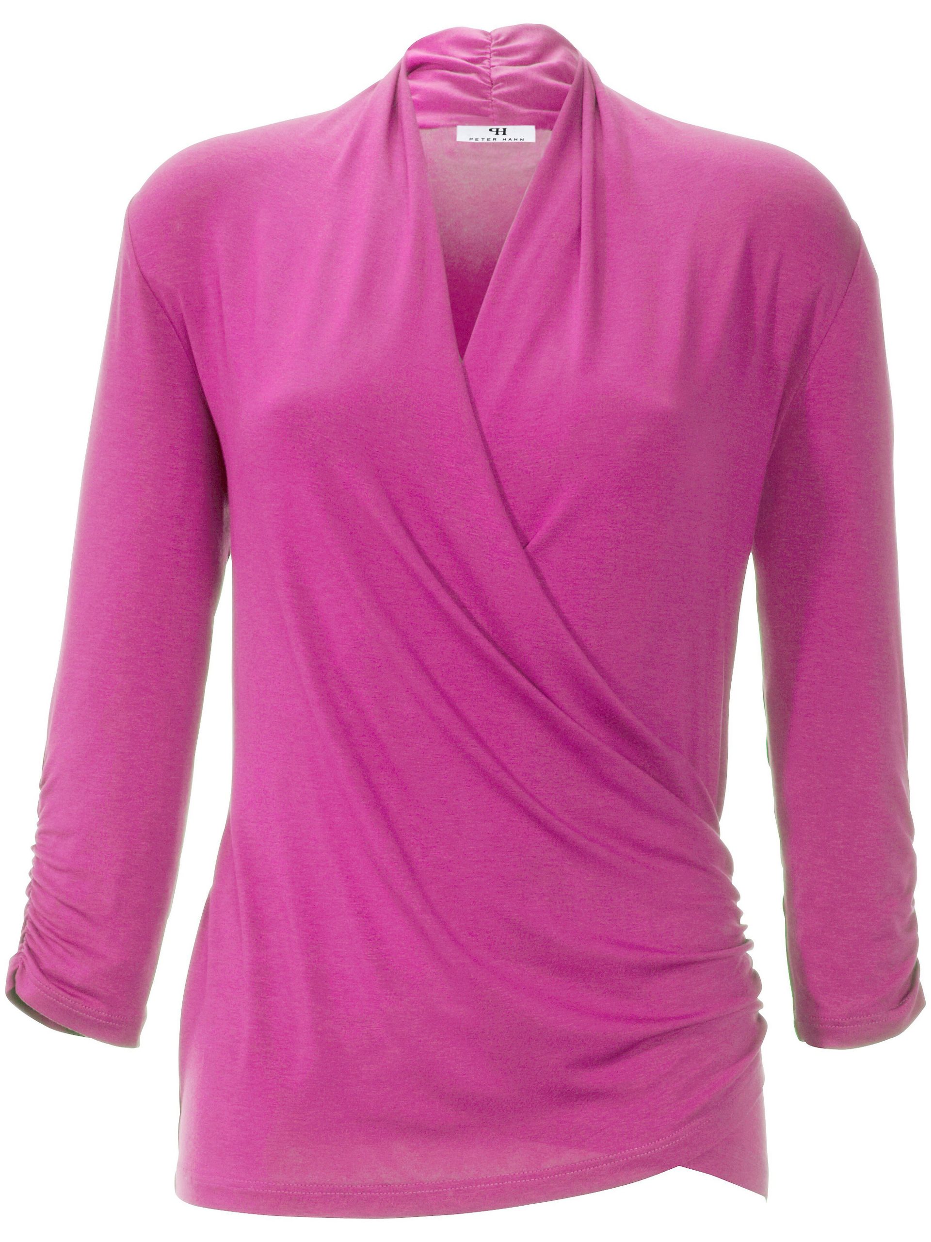 Shirt v-hals Van Peter Hahn pink